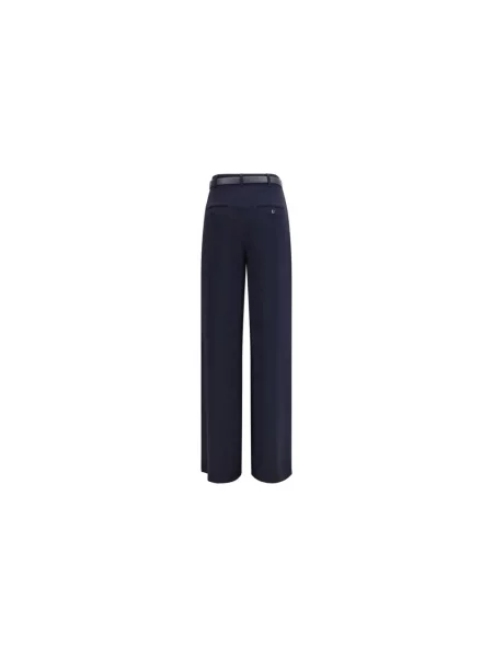 Spodnie Max Mara niebieskie