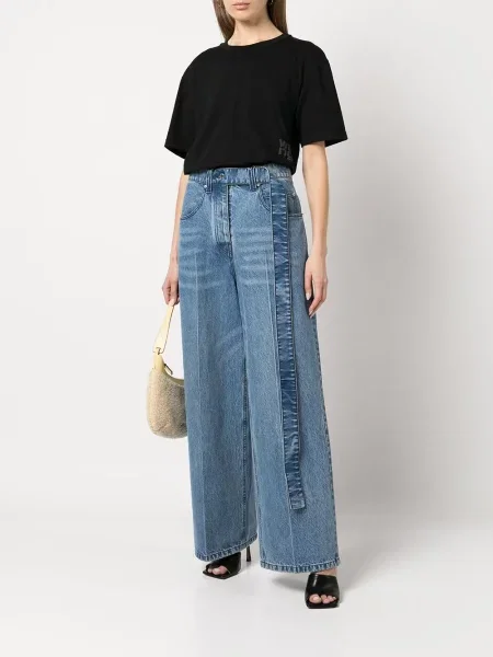 Marškinėliai Alexander Wang juoda