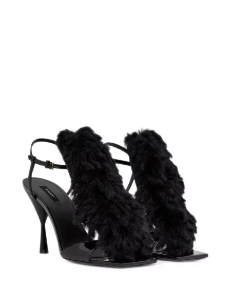 Sandale Givenchy din piele de lac negru
