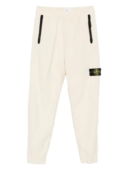 Spodnie dziecięce Stone Island białe
