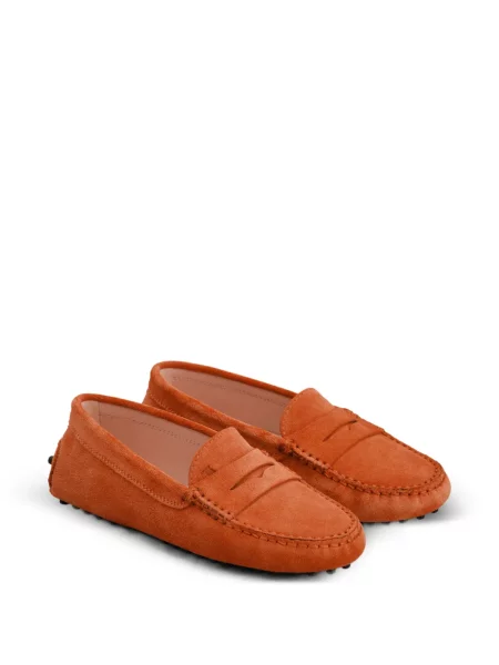 Dětské mokasíny Tod's oranžové