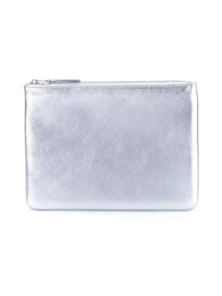 Portfel Comme Des Garcons skórzany szary