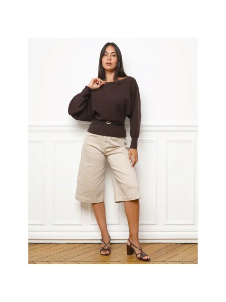 Pulover La Modeuse maro