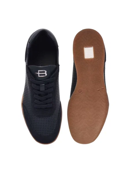 Sneakersy Baldinini skórzane niebieskie