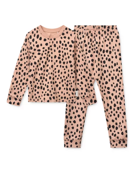 Liewood Pijamale Wilhelm bej negru