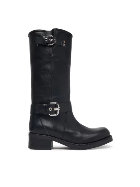 Kozaki Weekend Max Mara czarne