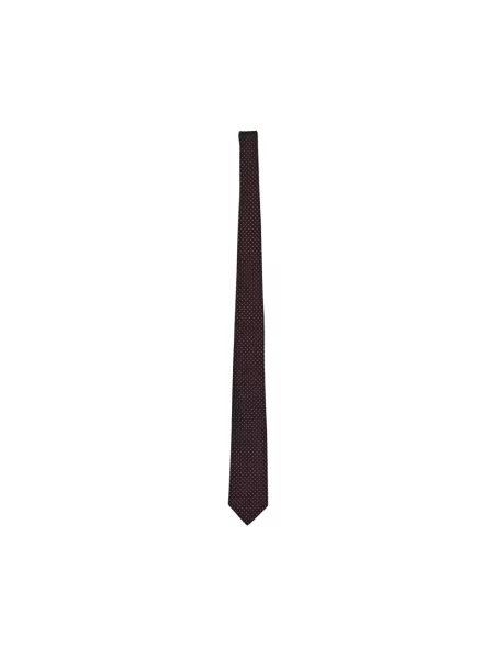 Krawat Emporio Armani brązowy