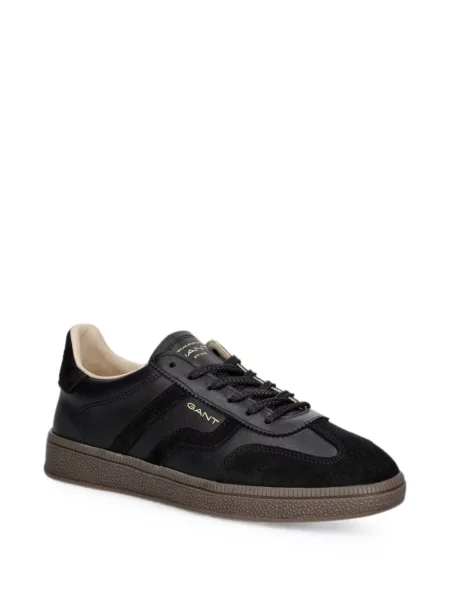 Sneakerși Gant din piele de căprioară negru