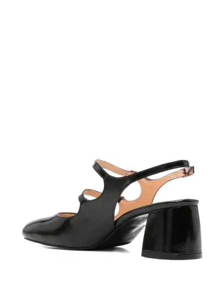 Pantofi cu toc Sergio Moretti Firenze slingback cu bretele negru