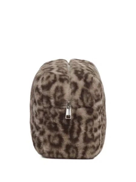Geantă plic Apparis cu imagine cu model leopard maro