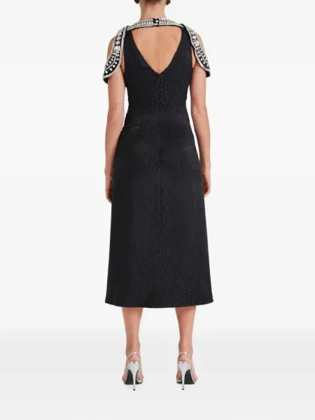 Rochie midi Temperley London negru