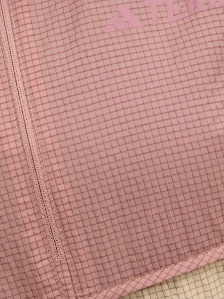 Кожени маратонки Adidas Terrex на райета с принт розово