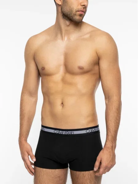 Blugi Calvin Klein cu autograf negru