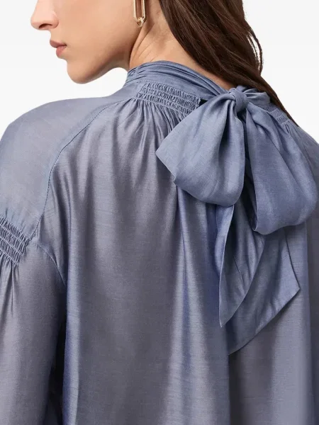 Bluză Allsaints albastru