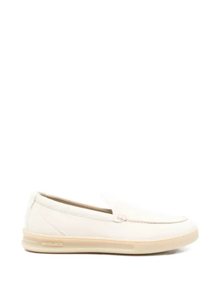 Pantofi loafer Woolrich din piele de căprioară