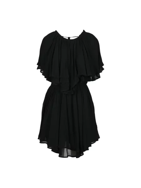 Sukienka Dondup szyfonowa czarna