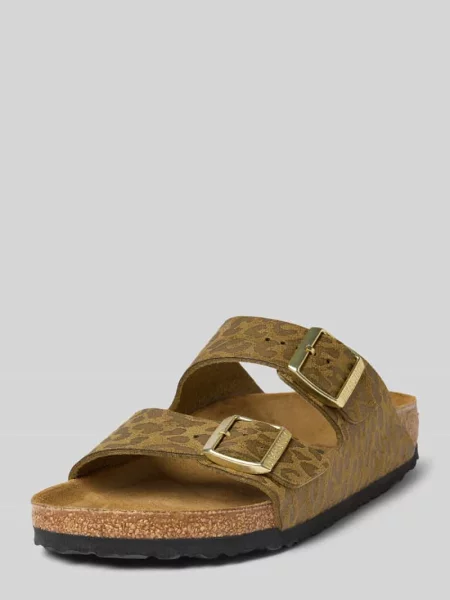 Klapki ze sprzączkami model ‘Arizona’ Birkenstock khaki