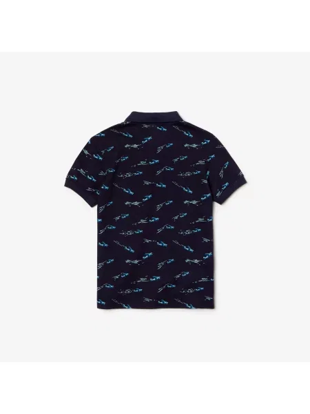 Lacoste поло синє