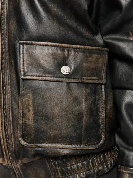 Geanta de piele Misbhv negru