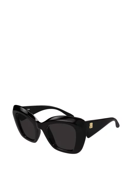 Слънчеви очила Balenciaga Eyewear с автограф черно