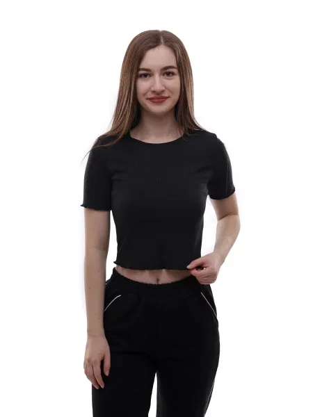 Футболка Perle Moda черная