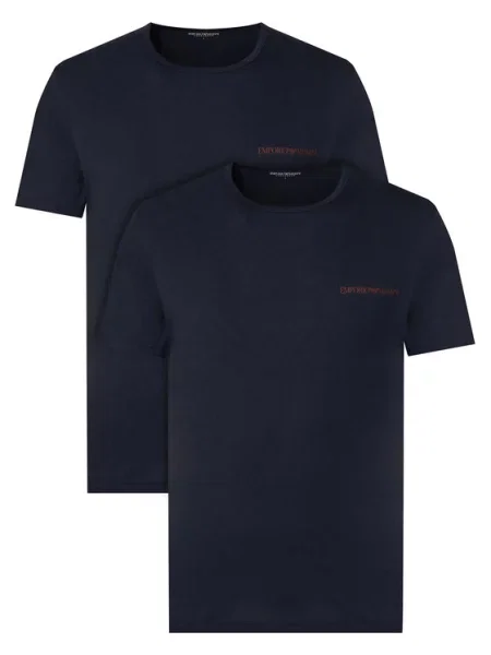 Emporio Armani Majica mornarsko plava / noćno plava crvena