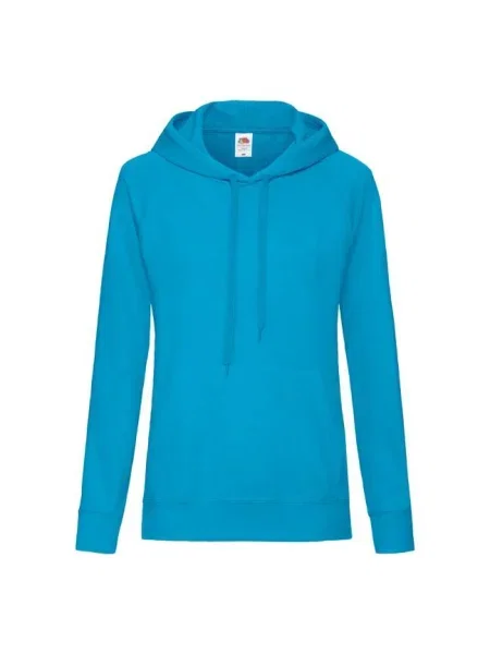 Hanorac cu glugă Fruit Of The Loom cu glugă albastru