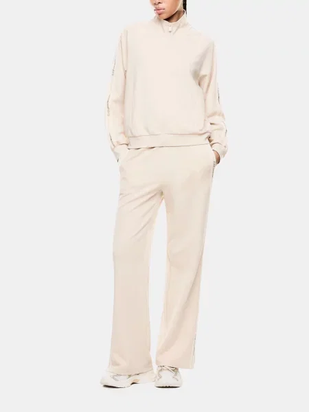 Спортивний костюм молочний поліестер/бавовна