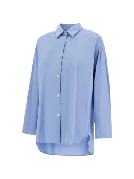 Cămașă Herno din poplin albastru