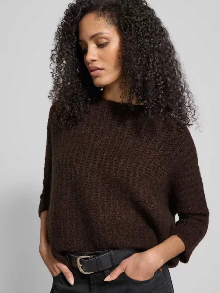 Sweter z dzianiny z rękawem o dł. model ‘TUMELDA’ Someday