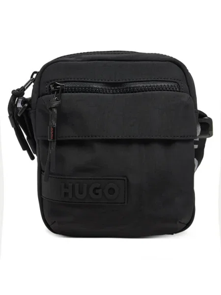 Чанта през рамо HUGO черно