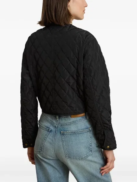 Matlasat geacă Lauren Ralph Lauren negru