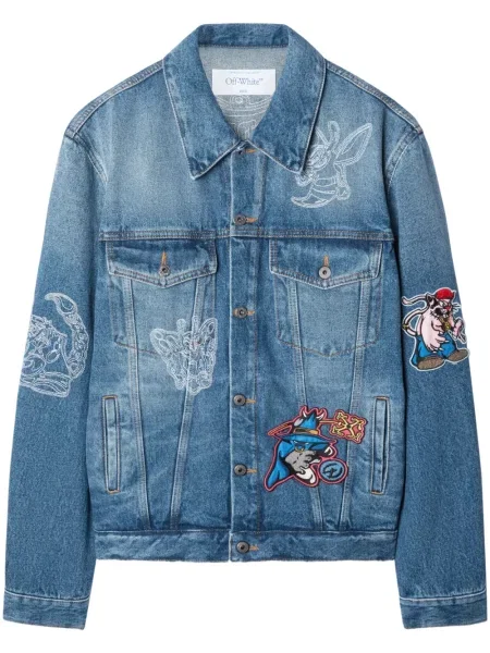 Geacă de blugi Off-white alb