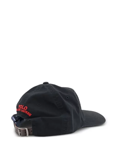Hímzett húzózsinór pólóing Polo Ralph Lauren fekete