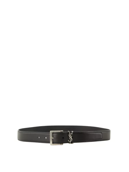 Pasek Saint Laurent z paskiem czarny