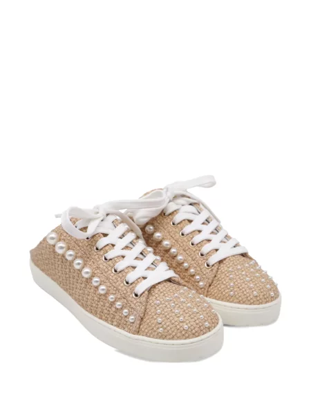 Papuci tip mules Stuart Weitzman cu perle