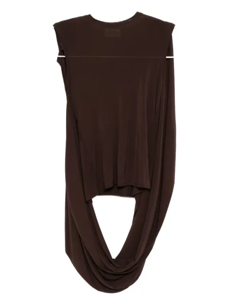 Асиметрична блуза Jean Paul Gaultier кафяво