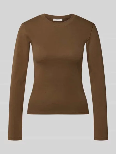 Bluzka z długim rękawem z okrągłym dekoltem model EVERYDAY' Topshop