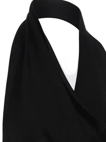 Rochie Aya Muse cu gât halter de costum negru