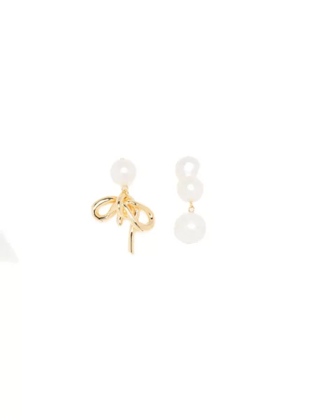 Обеци Completedworks бяло