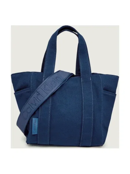 Calvin Klein Shopper táska sötétkék kék