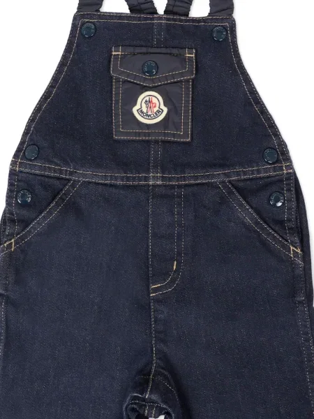 Spodnie dziecięce Moncler Enfant niebieskie