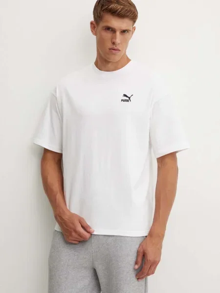 Тениска Puma BETTER CLASSICS с апликация бяло