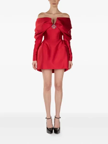 Rochie mini Araftu de costum roșu