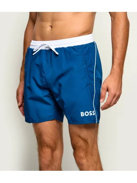 Pantaloni scurți Boss Black negru