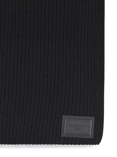 Fular Dolce & Gabbana cu autograf negru
