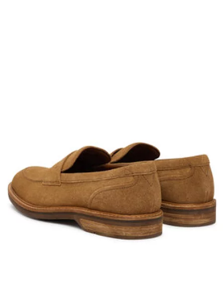 Poltopánky Clarks Aldwin Step hnedá