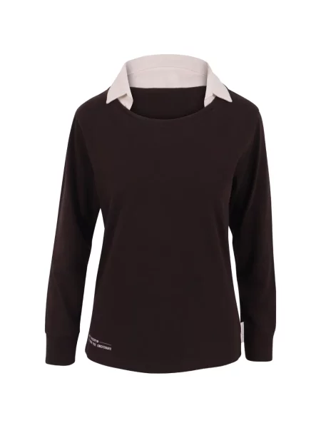Gulerat lung tricou Noumeno Concetp maro