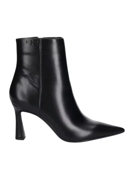 Botki Dkny skórzane czarne