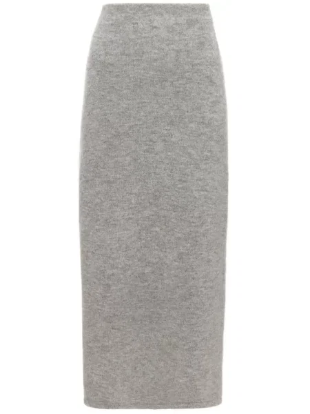 Fustă Jw Anderson cu crăpătură gri